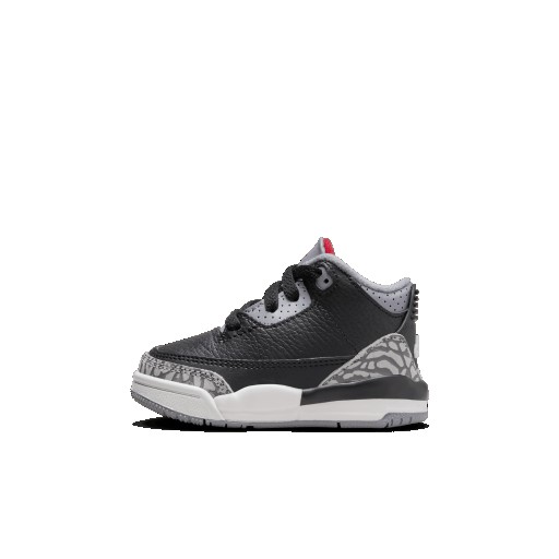 Jordan 3 Retro Schoenen voor baby's/peuters - Zwart