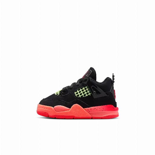 Jordan 4 Retro schoenen voor baby's/peuters - Zwart