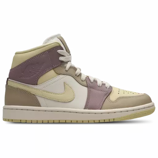 Jordan Aj1 Mid Sneakers Dames - Beige