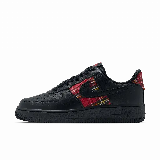 Nike Air Force 1 '07 'Plaid' damesschoenen - Zwart