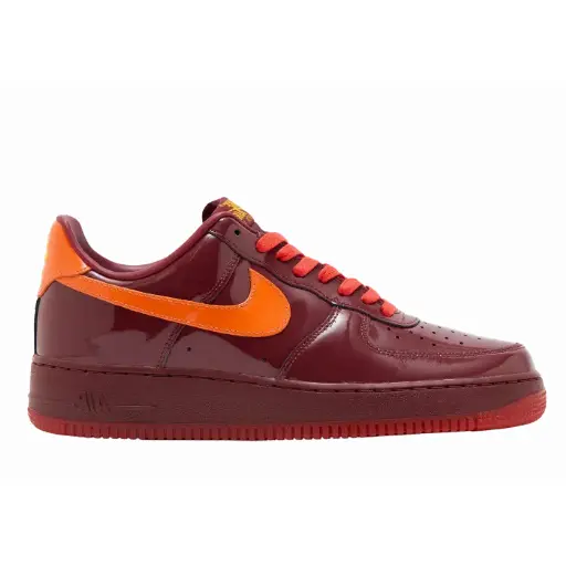 Nike Air Force 1 Low Patent Leather Dark Team Red