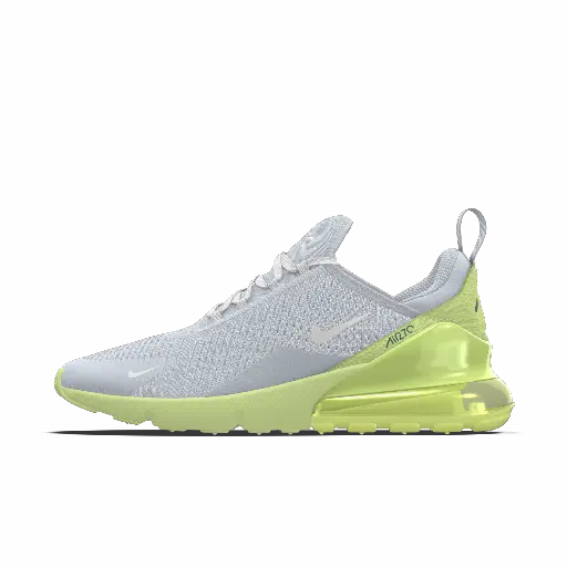 Nike Air Max 270 By You customized damesschoenen - Geel