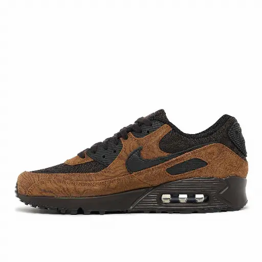Nike Air Max 90 Premium "Light British Tan And Black" Sneaker Men Brown 
