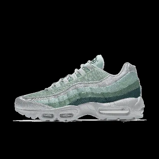 Nike Air Max 95 By You Custom damesschoen - Groen
