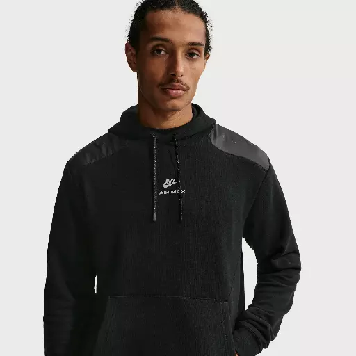 Nike Air Max Fleecehoodie voor heren - Zwart