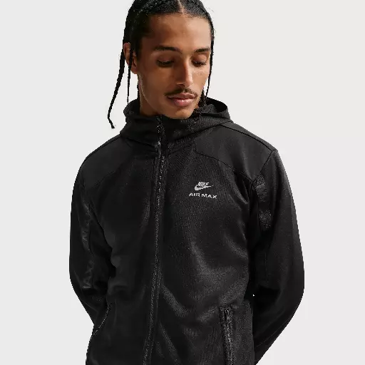Nike Air Max Hoodie met rits voor heren - Zwart