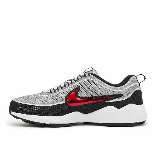 Nike Air Zoom Spiridon OG "Sport Red" Sneaker Men Silver 