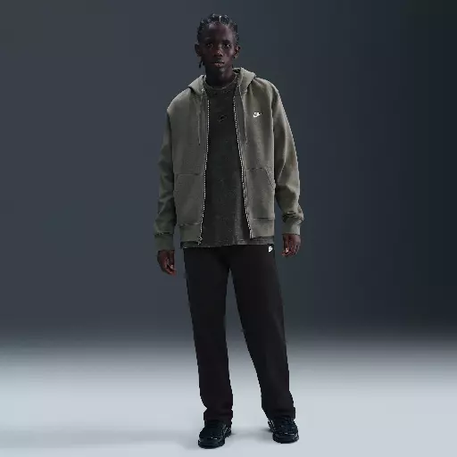 Nike Club bungeebroek van fleece voor heren - Zwart