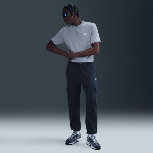 Nike Club cargobroek van fleece voor heren - Blauw