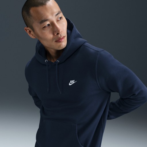 Nike Club fleecehoodie voor heren - Blauw