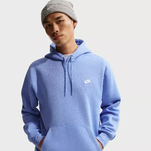 Nike Club fleecehoodie voor heren - Blauw