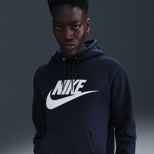 Nike Club Fleecehoodie voor heren - Blauw