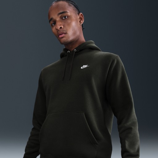Nike Club fleecehoodie voor heren - Groen