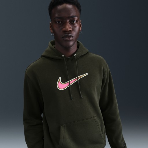 Nike Club fleecehoodie voor heren - Groen