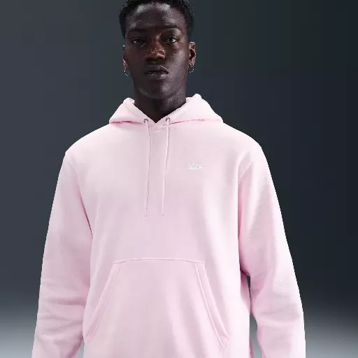 Nike Club fleecehoodie voor heren - Roze