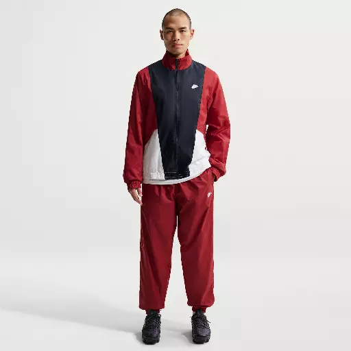 Nike Club geweven trainingspak voor heren - Rood