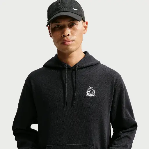 Nike Club Hoodie van sweatstof voor heren - Zwart