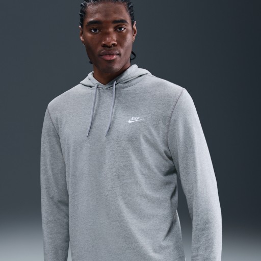 Nike Club knit hoodie voor heren - Grijs