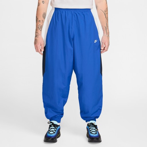 Nike Club oversized geweven trainingsbroek voor heren - Blauw