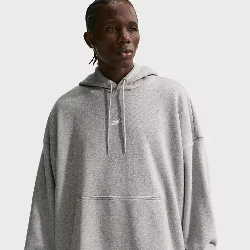 Nike Club oversized hoodie van sweatstof voor heren - Grijs