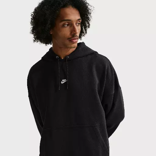 Nike Club oversized hoodie van sweatstof voor heren - Zwart