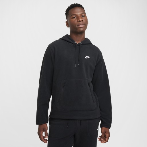 Nike Club winterse hoodie voor heren - Zwart