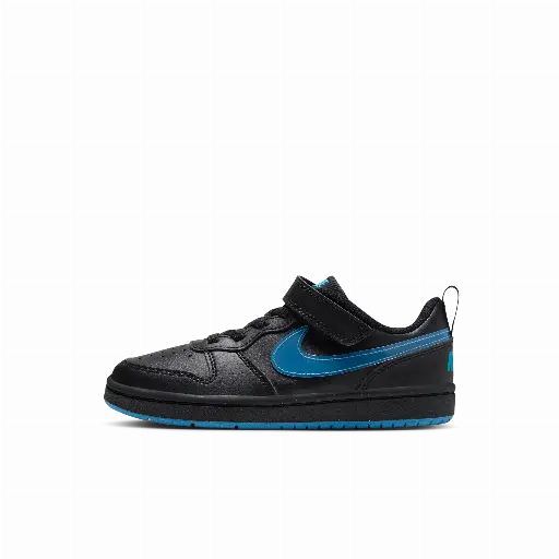 Nike Court Borough Low Kleuterschoenen - Zwart