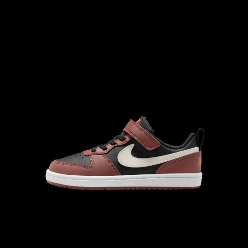 Nike Court Borough Low Recraft kleuterschoenen - Zwart