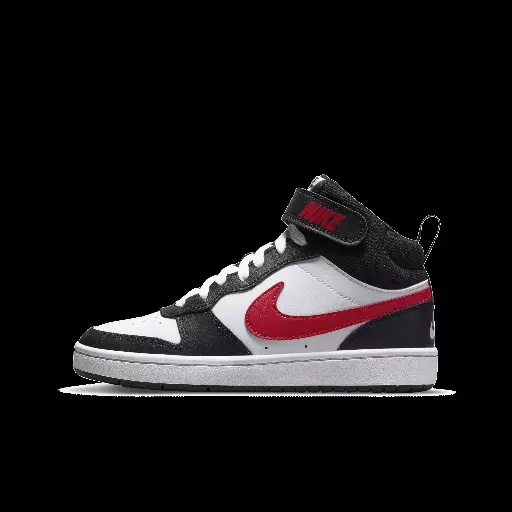 Nike Court Borough Mid 2 Kinderschoen - Wit