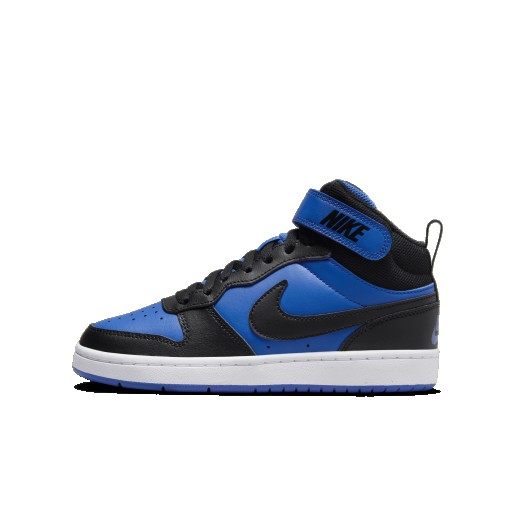 Nike Court Borough Mid 2 Kinderschoenen - Blauw
