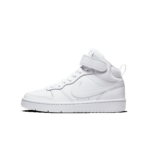 Nike Court Borough Mid 2 Kinderschoenen - Wit