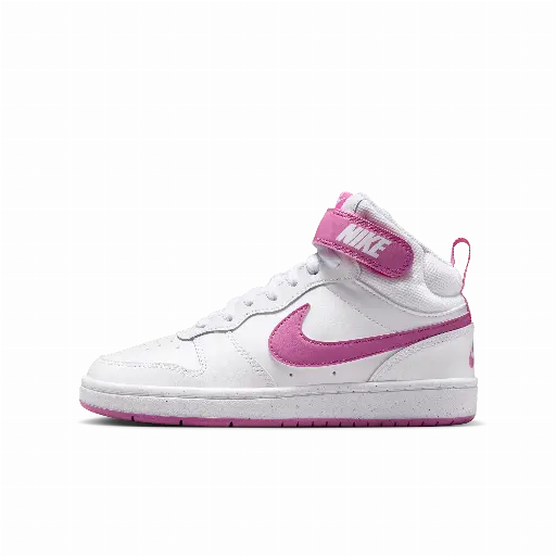 Nike Court Borough Mid 2 Kinderschoenen - Wit