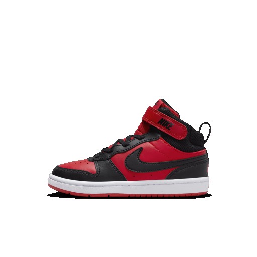 Nike Court Borough Mid 2 Kleuterschoenen - Rood