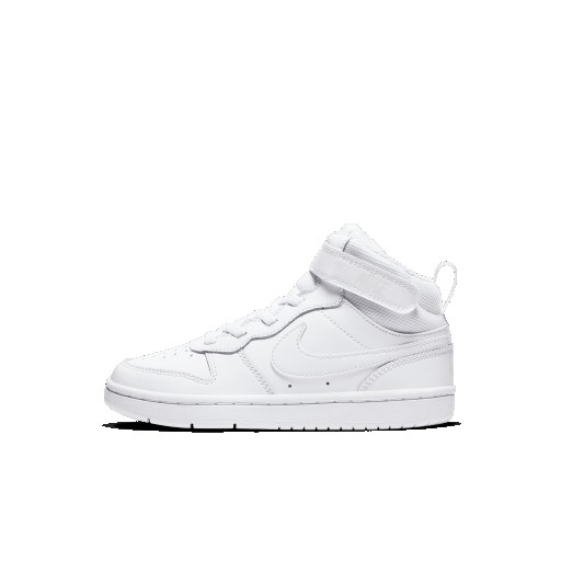 Nike Court Borough Mid 2 Kleuterschoenen - Wit