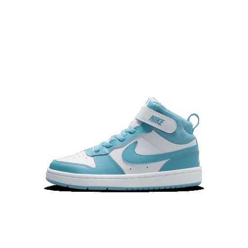 Nike Court Borough Mid 2 Kleuterschoenen - Wit