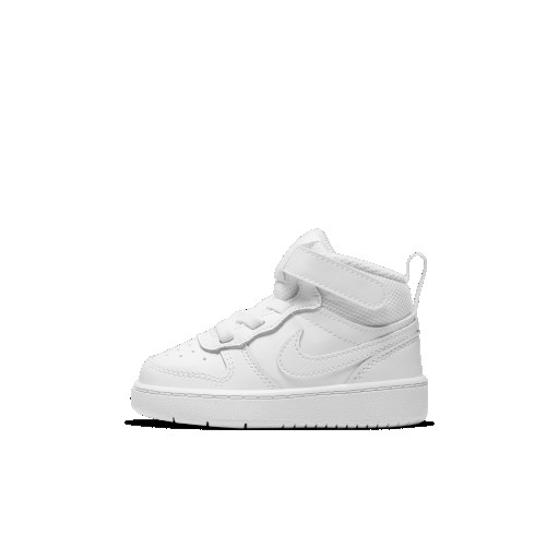 Nike Court Borough Mid 2 schoenen voor baby's/peuters - Wit