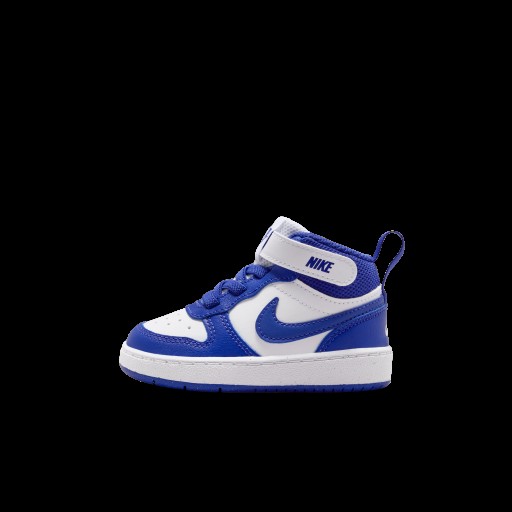 Nike Court Borough Mid 2 schoenen voor baby's/peuters - Wit