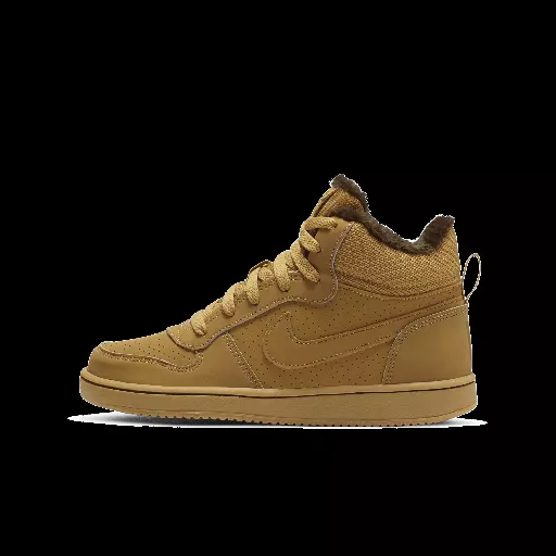 Nike Court Borough Mid Kinderschoenen - Geel