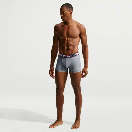 Nike Dri-FIT Essential Micro onderbroeken voor heren (3 stuks) - Grijs