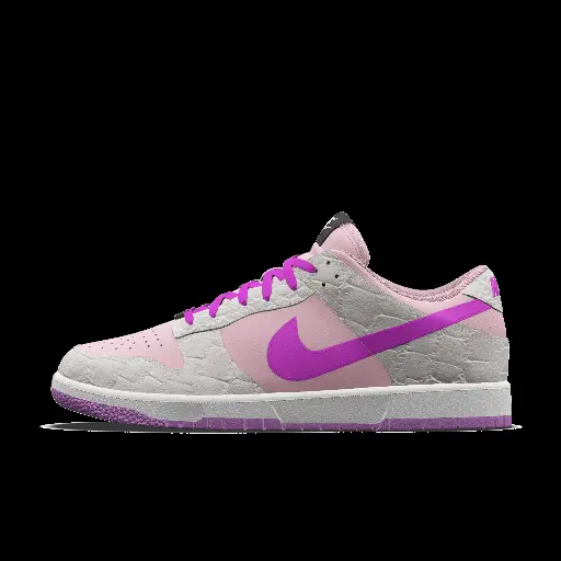 Nike Dunk Low Unlocked By You Custom damesschoenen - Roze