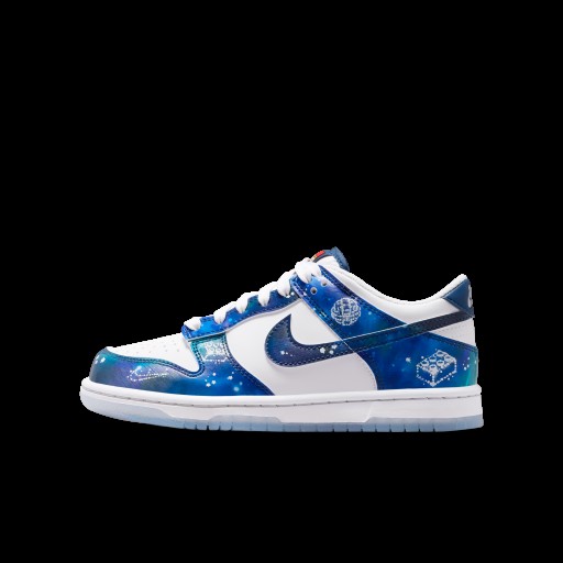 Nike Dunk Low x LEGO® Collection kinderschoenen - Wit
