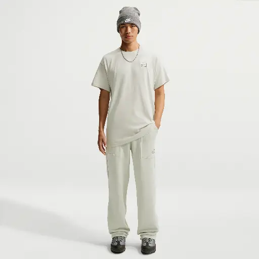 Nike fleece herenbroek met open zoom - Grijs