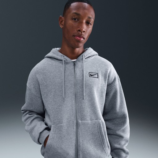 Nike Hoodie met rits voor heren - Grijs