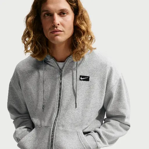 Nike Hoodie met rits voor heren - Grijs