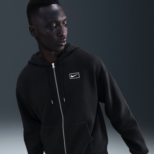 Nike Hoodie met rits voor heren - Zwart