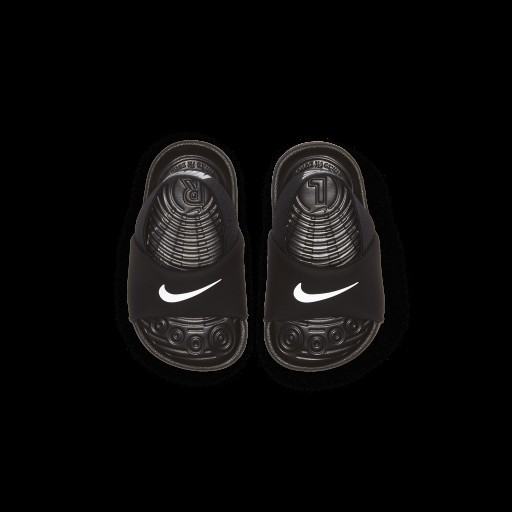 Nike Kawa Slipper voor baby's/peuters - Zwart