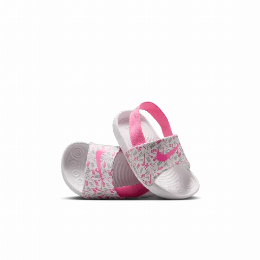 Nike Kawa slippers voor baby's/peuters - Wit