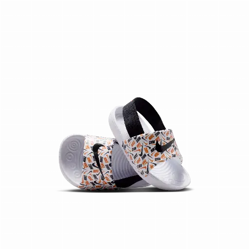 Nike Kawa slippers voor baby's/peuters - Wit