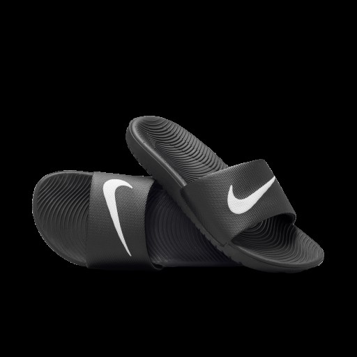 Nike Kawa Slippers voor kleuters/kids - Zwart