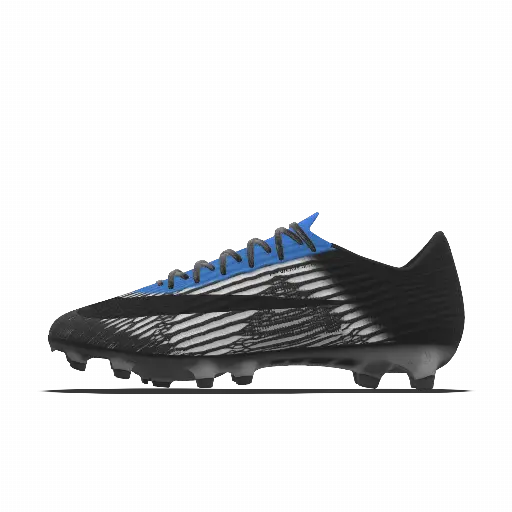 Nike Mercurial Superfly 11 Elite By You customized low-top voetbalschoen (stevige ondergrond) - Zwart